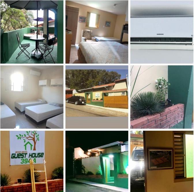 Hostel Office- Hospedagem Climatizada Quartos E Apartamentos Privativos Эстрема Экстерьер фото